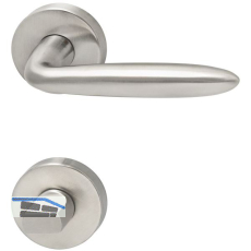 MARCHESI Dr�ckergarnitur VERONESE - auf Rosette WC, 38 - 45, Edelstahl matt