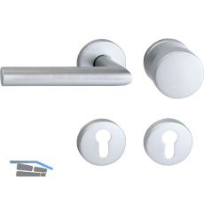 FH-Wechselgarnitur GEHRUNG - auf Rosette PZ, VK 8/8,5, 38 - 45, Edst. matt, L