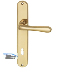 MARCHESI Dr�ckergarnitur ELEGANT 22 - auf Schild BB 90, Messing poliert