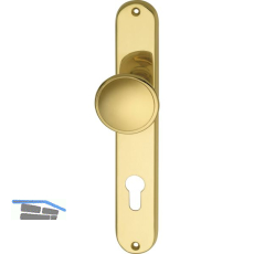 MARCHESI FH Knopflangschild ELEGANT 22 - PZ 88, Messing poliert