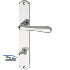 MARCHESI FH Dr�ckergarnitur ELEGANT 22 - auf Schild WC 90, Messing verchromt