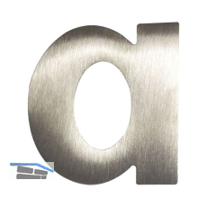 Kleinbuchstabe a, H�he 60 mm, Edelstahl