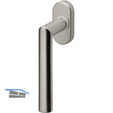 GRUNDMANN Fenstergriff 25004 HA, Rasterung, 7 x 35 mm, Edelstahl matt