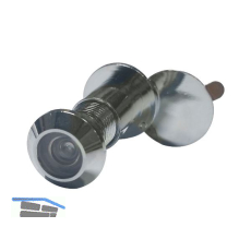 T�rgucker � 12 mm, Weitwinkel 170�, TS 20-30 mm, Messing verchromt