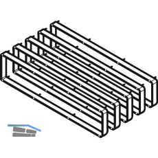 Durchwurfhals SET f�r 260 mm Klappe KS