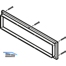 Abschlussrahmen f�r 260 mm Klappe KS