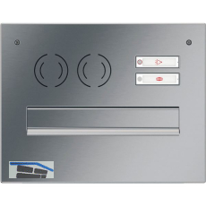 RENZ Frontplatte eckig, 360 x 280 mm, Stahl RAL 9016