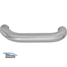 OGRO Dr�ckerlochteil PREMIUM 8350 V FS - ohne Rosette, 22,0 mm, Edelstahl matt