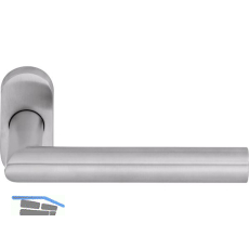 OGRO Dr�ckerlochteil PREMIUM 8906 - ohne Rosette, 20 mm, Edelstahl matt