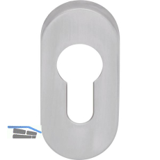 OGRO Rosette PREMIUM 6679 - PZ, 31 x 69 x 9 mm, Edelstahl matt