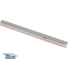 OGRO Dr�ckerstift PR 114 - Vierkant: 8 mm, 112 mm, Stahl verzinkt