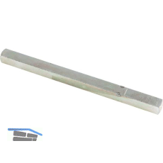 OGRO Dr�ckerstift PR 114 PB - Vierkant: 8 mm, 136 mm, Stahl verzinkt