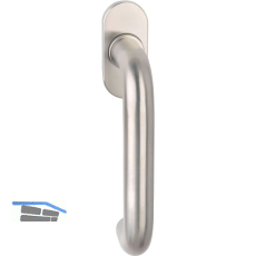 OGRO Fenstergriff PREMIUM 4100SO - verdeckt geschr., VK 7 x 20 - 40, Edst. matt