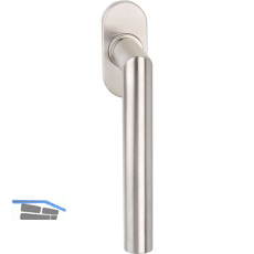 OGRO Fenstergriff PREMIUM 4906SO - verdeckt geschr., VK 7 x 20 - 40, Edst. matt