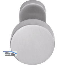 OGRO T�rknopf RENOVI 3020 O FS, Rosette 30x68x10, gerader Knopf, silber eloxiert