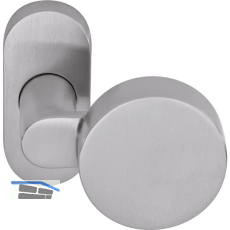 OGRO T�rknopf RENOVI 3020 AO FS, Rosette 30x68x10,Knopf versetzt,Edelstahl matt