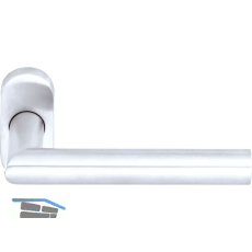 OGRO Dr�ckerlochteil PREMIUM 8906 FS/6620 - mit Rosette, Alu silber eloxiert