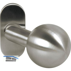 OGRO Knopfdr�ckerlochteil PREMIUM 8350 V FS/6620-mit Rosette,Edelstahl matt