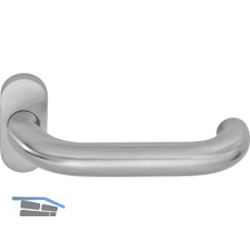 OGRO Dr�ckerlochteil PREMIUM 8350 V FS/6621 - mit Rosette, Edelstahl matt