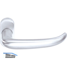 OGRO Dr�ckerlochteil PREMIUM 8999 FS/6621 - mit Rosette, Alu silber eloxiert