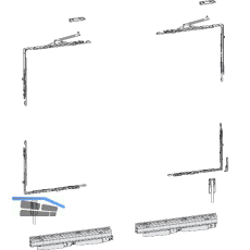 HAUTAU ATRIUM HKS 200 Z/TWIN Grundkarton, Versatz 9 mm, rechts, 200 kg