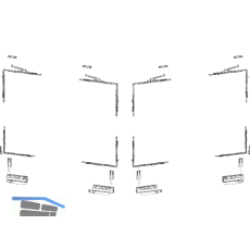 HAUTAU ATRIUM HKS 200 Z Stulp Grundkarton, Versatz 9 mm, 160 kg