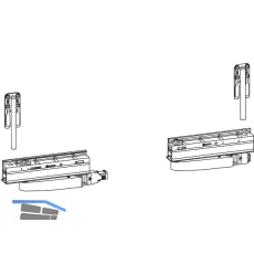 HAUTAU ATRIUM HKS 200Z/160S Grundkarton Laufwagen 160 kg rechts f�r Fremdsysteme