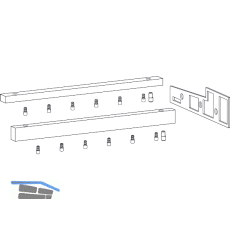 HAUTAU ThermoTop Schwellenverbinder-Set, Schwarz RAL 9005