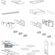 HAUTAU ThermoTop 2.1 Zubeh�r-Beutel 120 Holz, TS bis 68 mm, Schema A, rechts