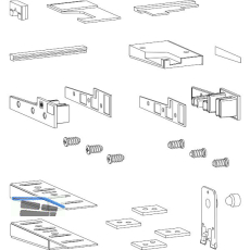 HAUTAU ThermoTop 2.1 Zubeh�r-Beutel 123 Holz, TS bis 88 mm, Schema A, rechts