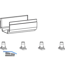 HAUTAU ATRIUM HS Zusatz-Zubeh�r-Beutel 428 f�r REHAU Synego, FB 1501-2500 mm