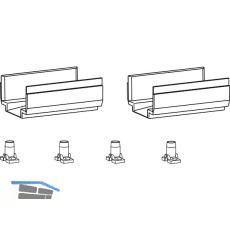 HAUTAU ATRIUM HS Zusatz-Zubeh�r-Beutel 428 f�r REHAU Synego, FB 2501-3235 mm