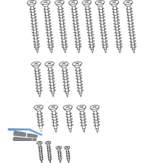 HAUTAU ATRIUM HS Schrauben-Beutel, REHAU Synego