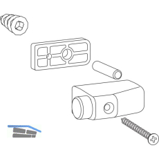 HAUTAU ATRIUM HS Fl�gelanschlag-Set, wei�