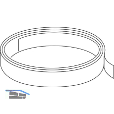 HAUTAU ThermoTop 2.1 comfort Dichtungsband, braun, Zuschnitt auf Ma�