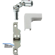 HAUTAU FL190 Winkel-Doppelkreuzgelenk-Set 200 WA Stahl verzinkt / silber