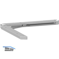 HAUTAU Elektrobeschlagschere SBS 40-480 Comfort Drive 24V Hub 480 mm silber