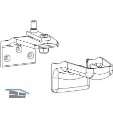 HAUTAU Fl�gelbock SBS Comfort Drive Stahl verzinkt Abdeckung grau