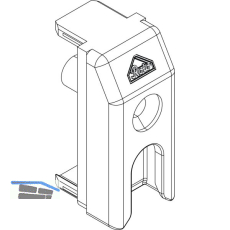 ROTO NT/NX Schlie�st�ck Stulp Mittelpartie gegen�berliegende Beschlagsnut Zink