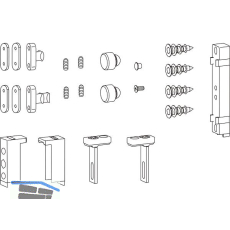HAUTAU ATRIUM HS Zubeh�r-Beutel 403 f�r PROFINE PremiDoor, Schema C