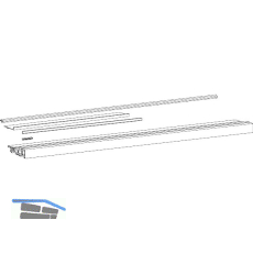 HAUTAU ThermoTop 2.1 Bodenschwellen-Set REHAU Geneo, L=6500 mm, grau