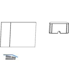 MACO HS Zubeh�r-Beutel f�r Laufschiene unten flach Holzschwelle, schwarz