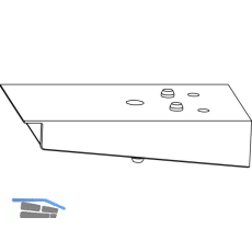 MACO Fiber-Therm Dichtungsplatte, Zwischenprofil 99 mm, silber (454860)