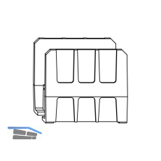 MACO HS Nutabst�tzung f�r 300 kg, silber (359802)