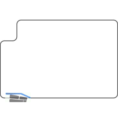 MACO Fiber-Therm Einschubprofil f�r Grundk�rper/gro�e Kammer, L=1000 mm, silber