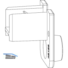 MACO HS F�hrung oben Band F�hrungsschiene mit Blende/universal nieder silber