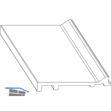 MACO Fiber-Therm Zwischenprofil 99 L=6500 mm B=99 mm GFK silber (466677)