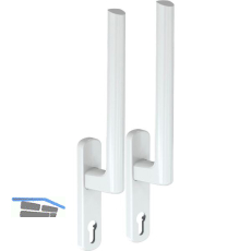 MACO HS Griffgarnitur 12, PZ innen/au�en, TS 56-68 mm, wei� (103670)