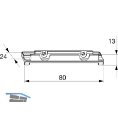 MACO Fiber-Therm Aufnahme f�r Trittschwelle, silber (368967)