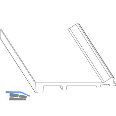 MACO Fiber-Therm Zwischenprofil 115 L=2500 mm B=115 mm GFK silber (480523)